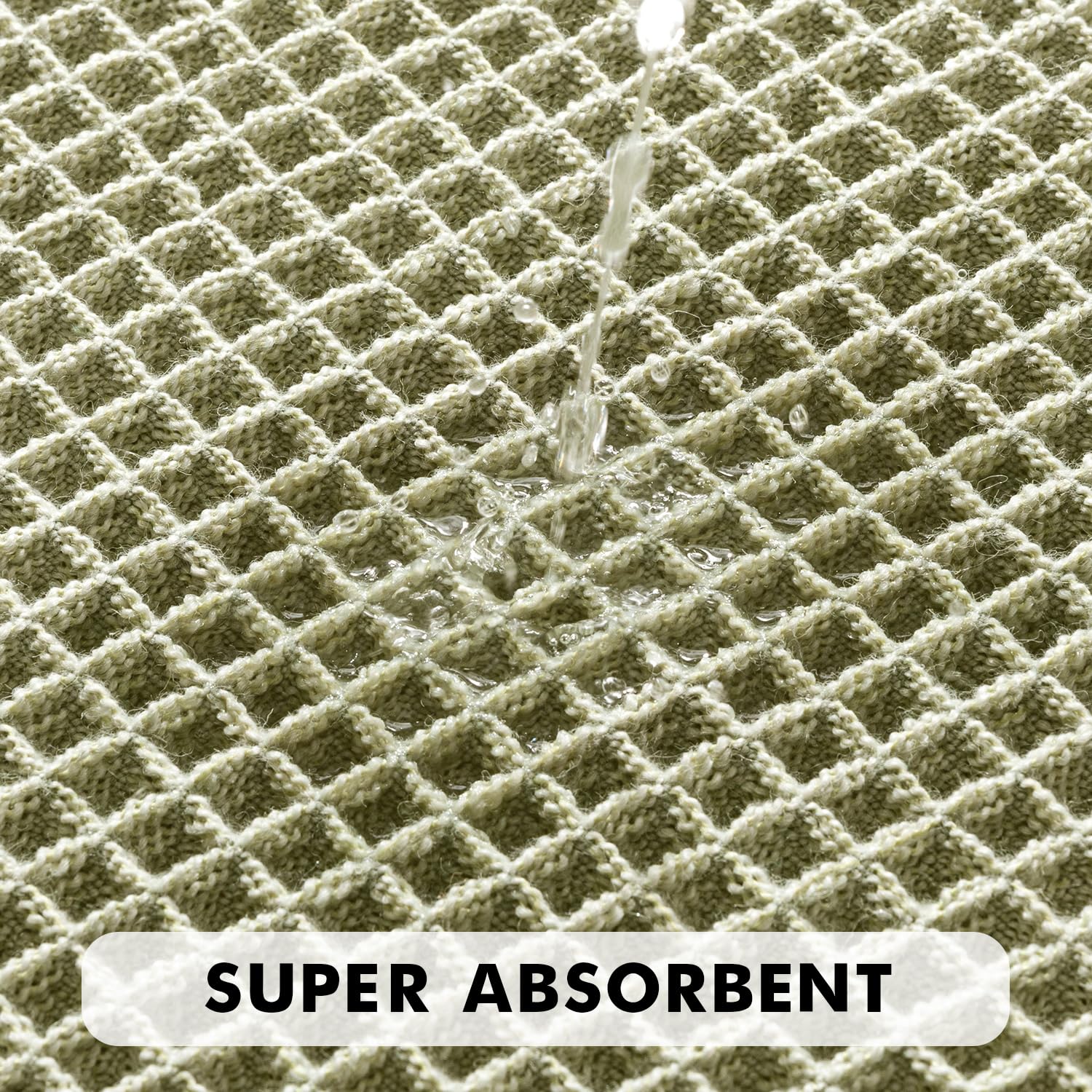 MIULEE non-slip rubber back detail enhances grip on smooth bathroom tiles.