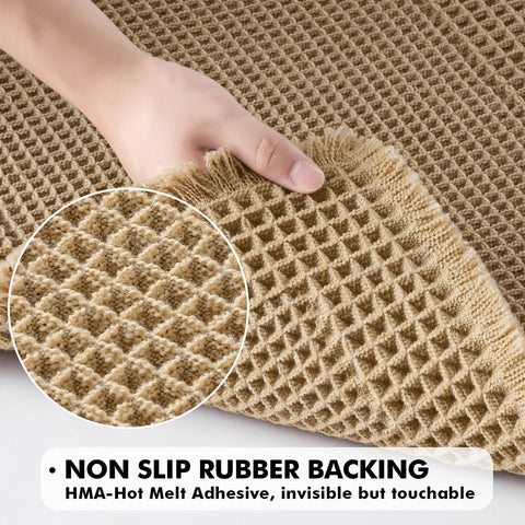 MIULEE non-slip rubber back detail for safe bathroom footing