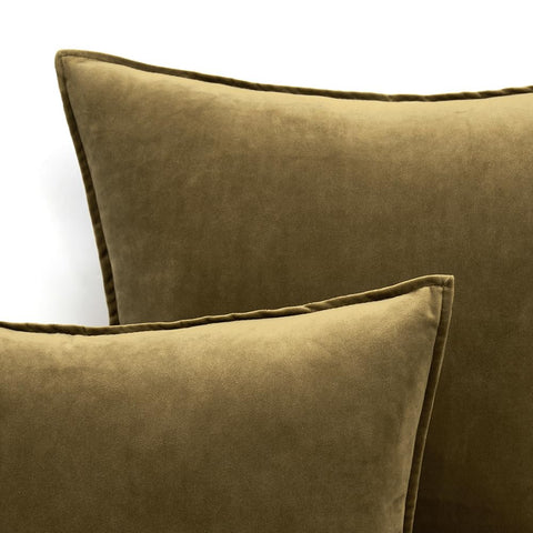 MIULEE pillow cover with flange design enhances shape with elegant detail.