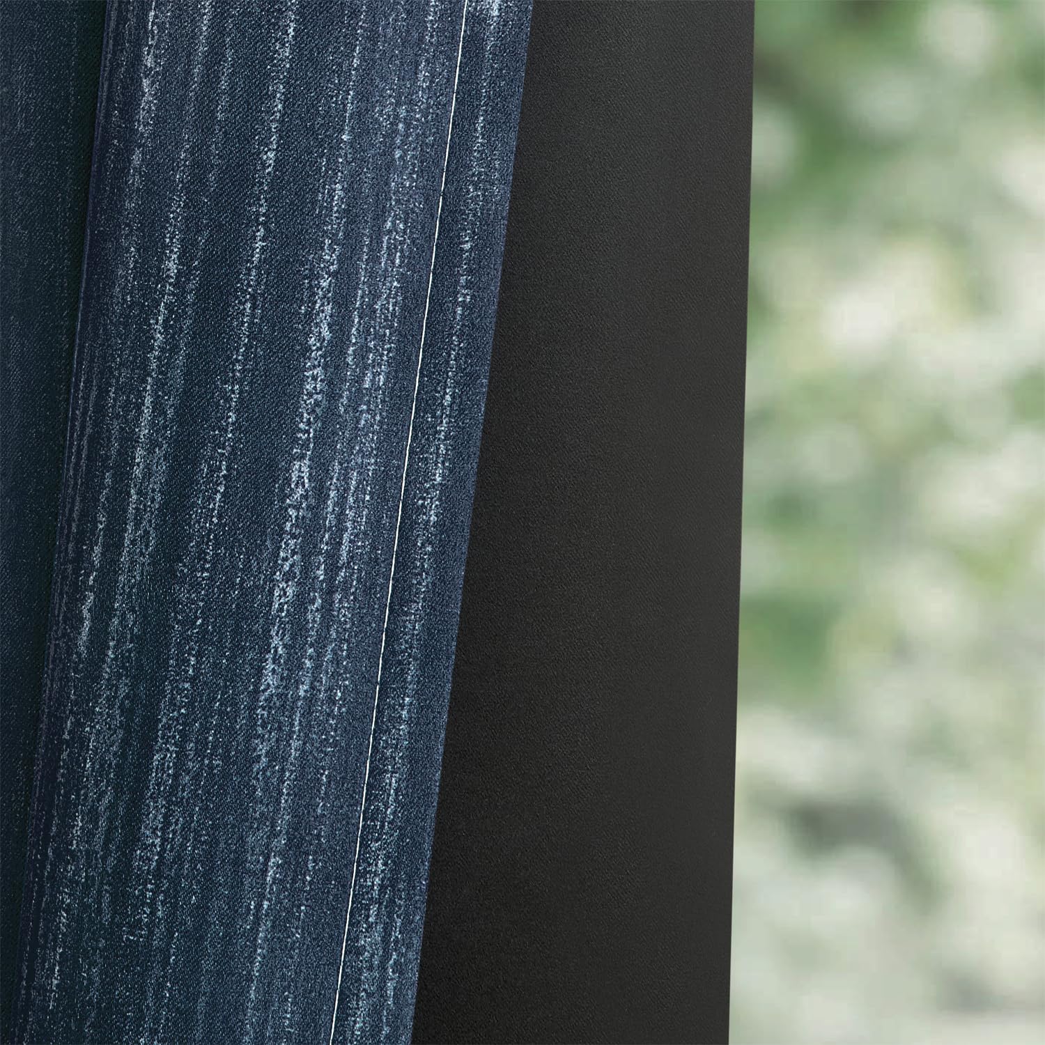 MIULEE Ombre blackout curtains blocking light and reducing glare for improved viewing