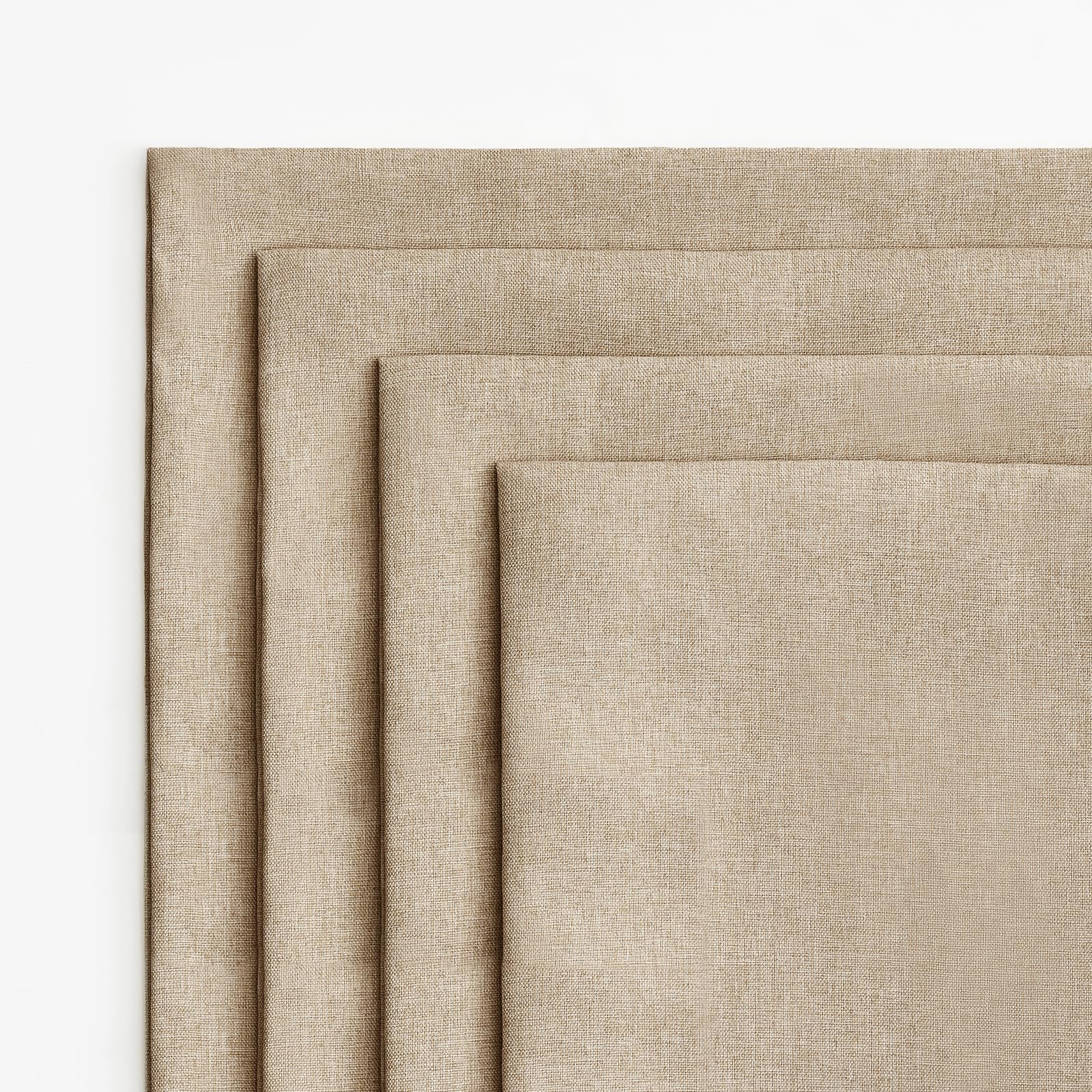MIULEE 4-pack light tan pillow covers on a sofa for a coordinated look
