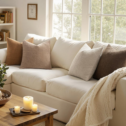 MIULEE pack four pillow covers 18x18 inch for versatile home decor