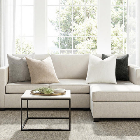 MIULEE 4-pack gray covers for versatile farmhouse style.