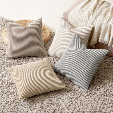 MIULEE hidden zipper pillow cover maintains a clean, streamlined look.