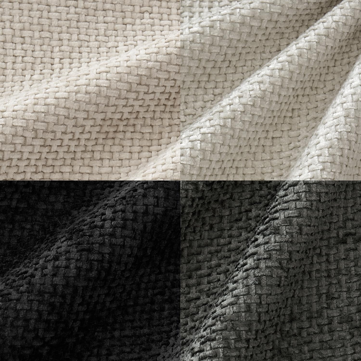 MIULEE pillow cover with hidden zipper edge for a seamless silhouette.