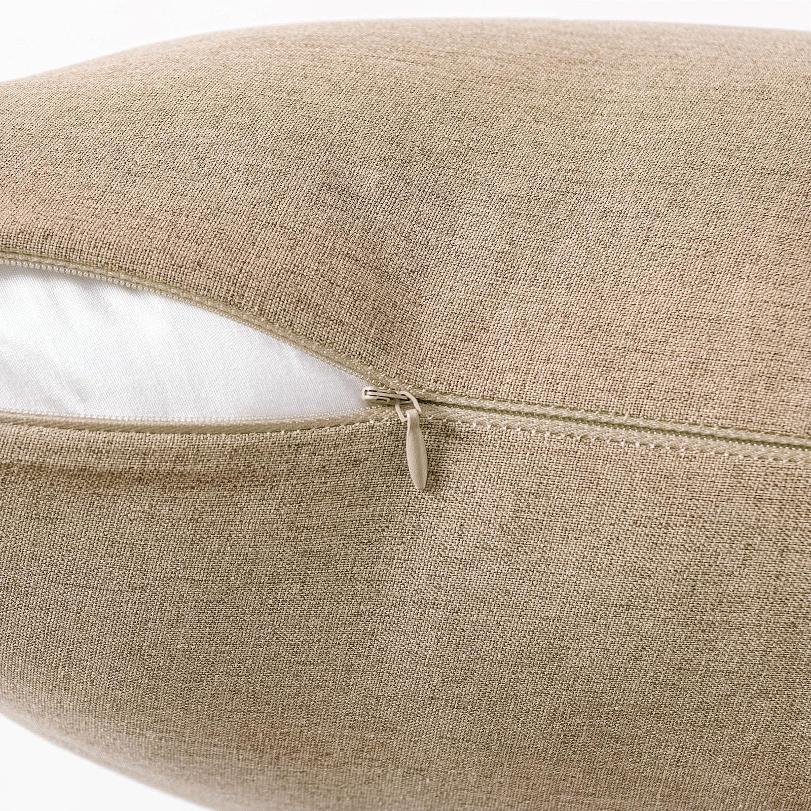 MIULEE hidden-zipper pillow cover ensures a neat look and easy removal