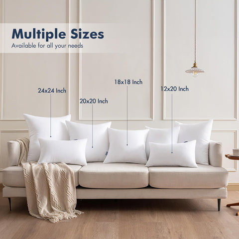 MIULEE pillow insert care tips for easy spot cleaning