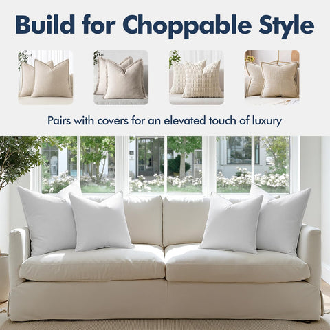 MIULEE pillow insert cotton cover visible, silk inner layer adds breathable comfort.