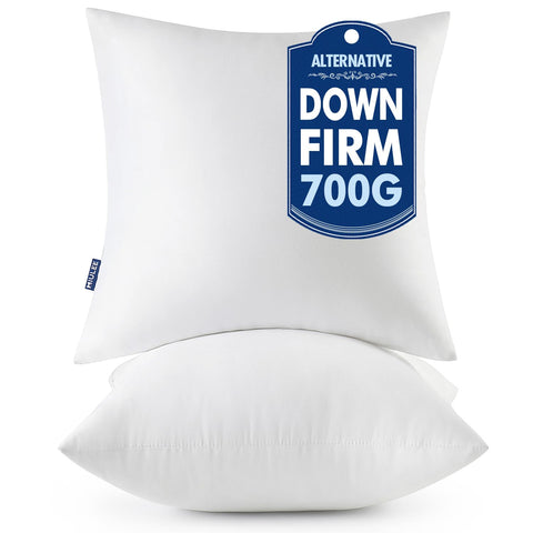 MIULEE pillow insert pack of 2 on sofa adds plush comfort