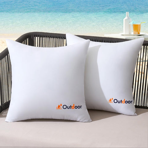MIULEE 20x20 outdoor waterproof pillow inserts ready for patio lounging