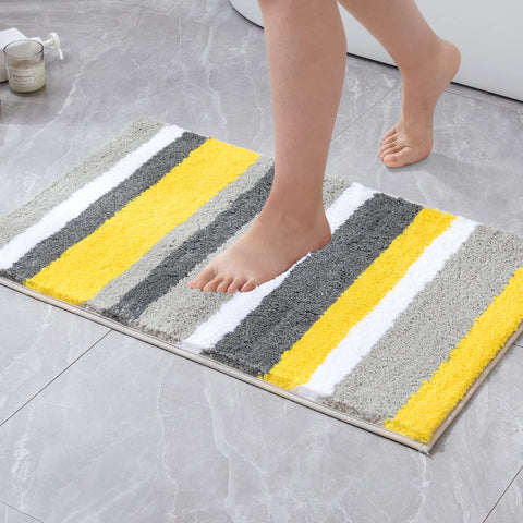 MIULEE quick-dry plush mat suitable for bathrooms, kitchens, and entryways.