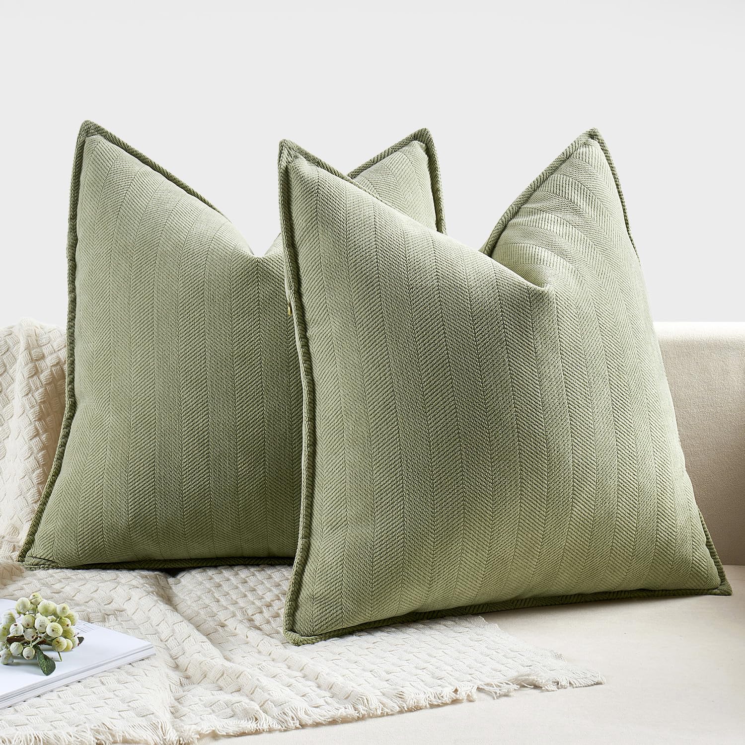 MIULEE pillow cover is machine-washable for easy care