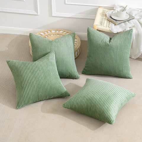 MIULEE sage green room ambience demonstrating calm, adaptable decor