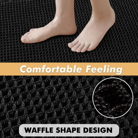 MIULEE soft 3D waffle mat delivers plush underfoot comfort after stepping out
