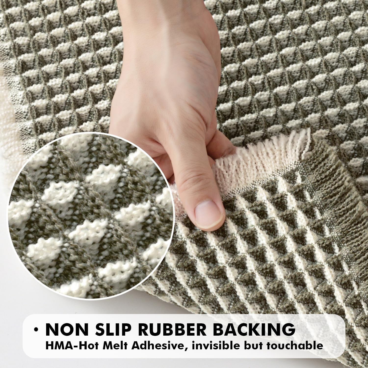 Soft 3D waffle design delivers comfy underfoot feel after shower