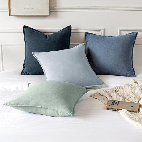 MIULEE breathable ramie linen surface keeps cushions cool and comfy