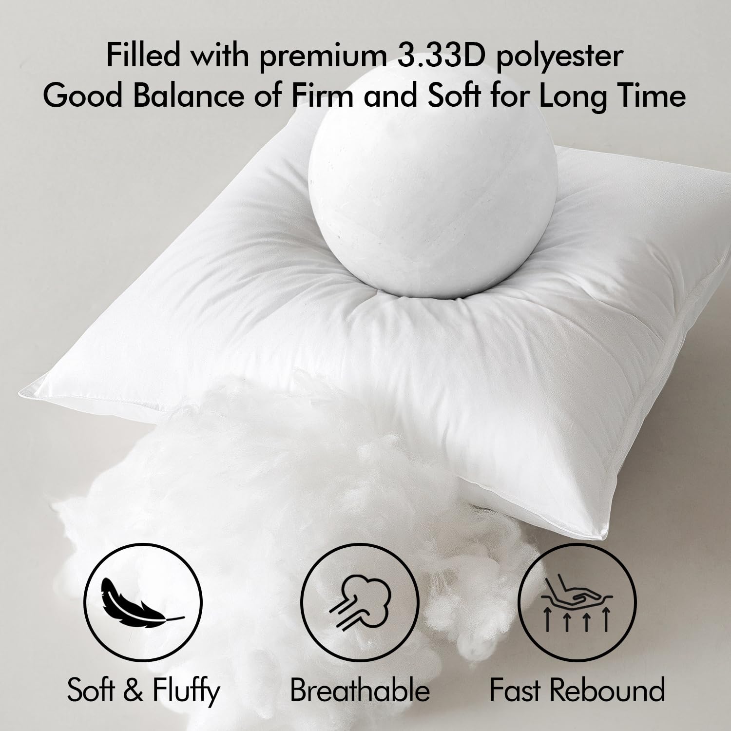 MIULEE soft cotton cover close-up, breathable texture