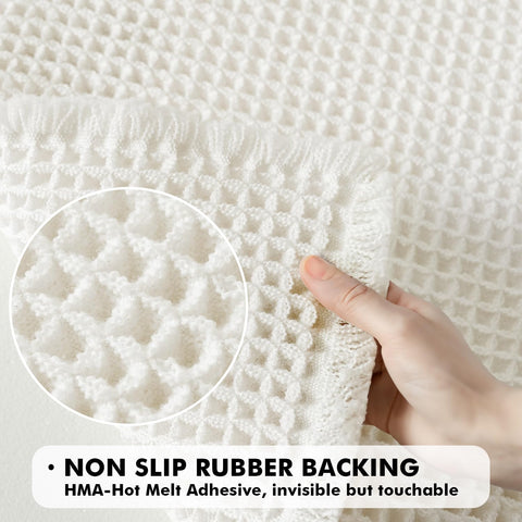 MIULEE soft cozy bath mat offers comfortable underfoot after shower.
