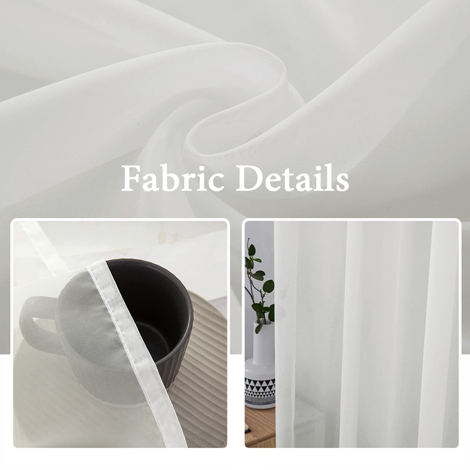MIULEE rod-pocket top design for easy hanging and tidy appearance.