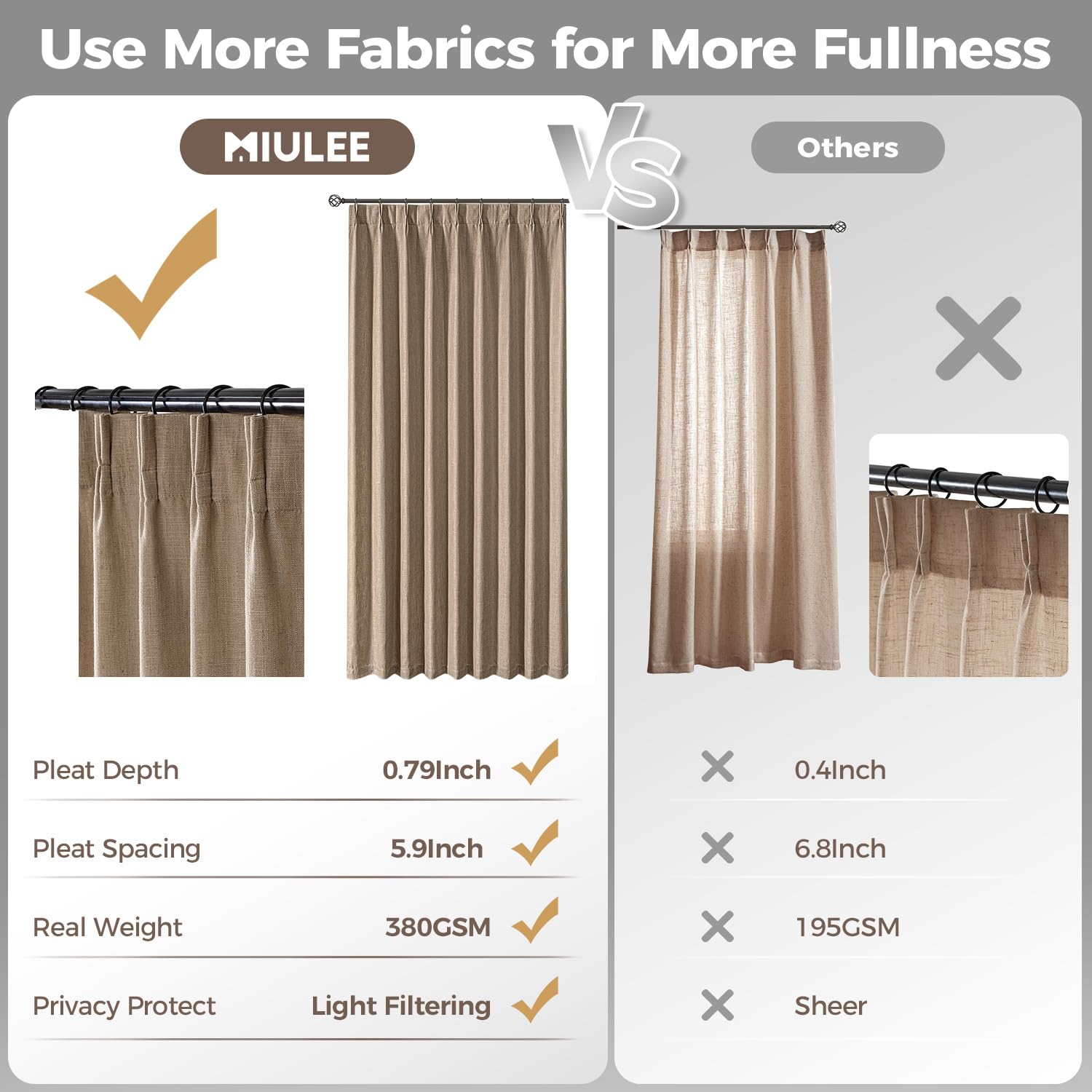 MIULEE soft light diffusion creates airy, welcoming rooms.