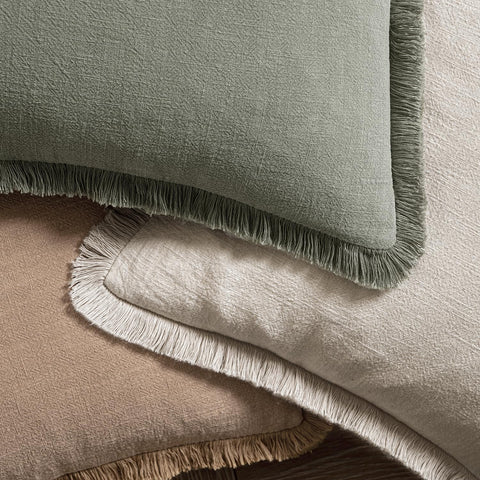 MIULEE soft linen blend pillow cover for year-round comfort