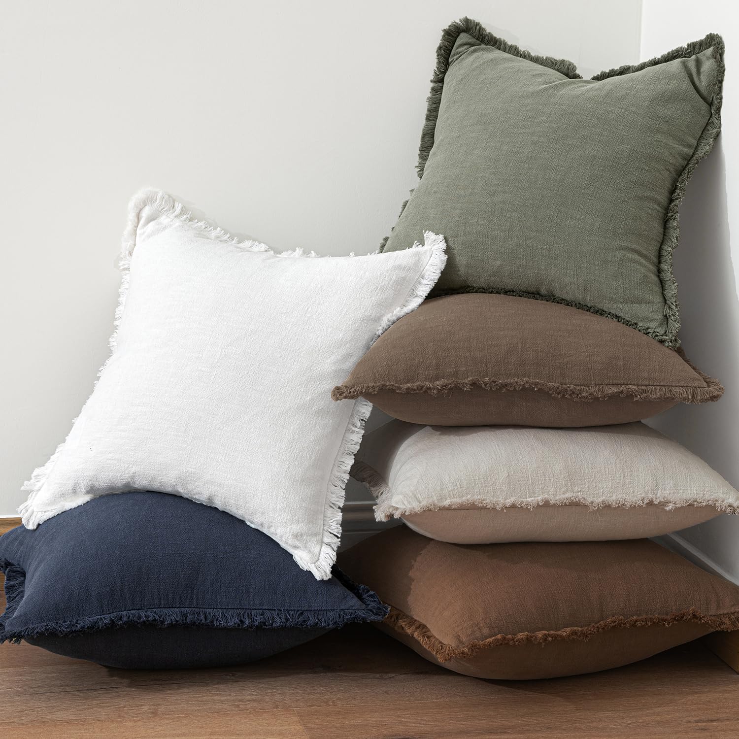 MIULEE soft ramie-linen texture enhances durability and comfort in 20x20 covers