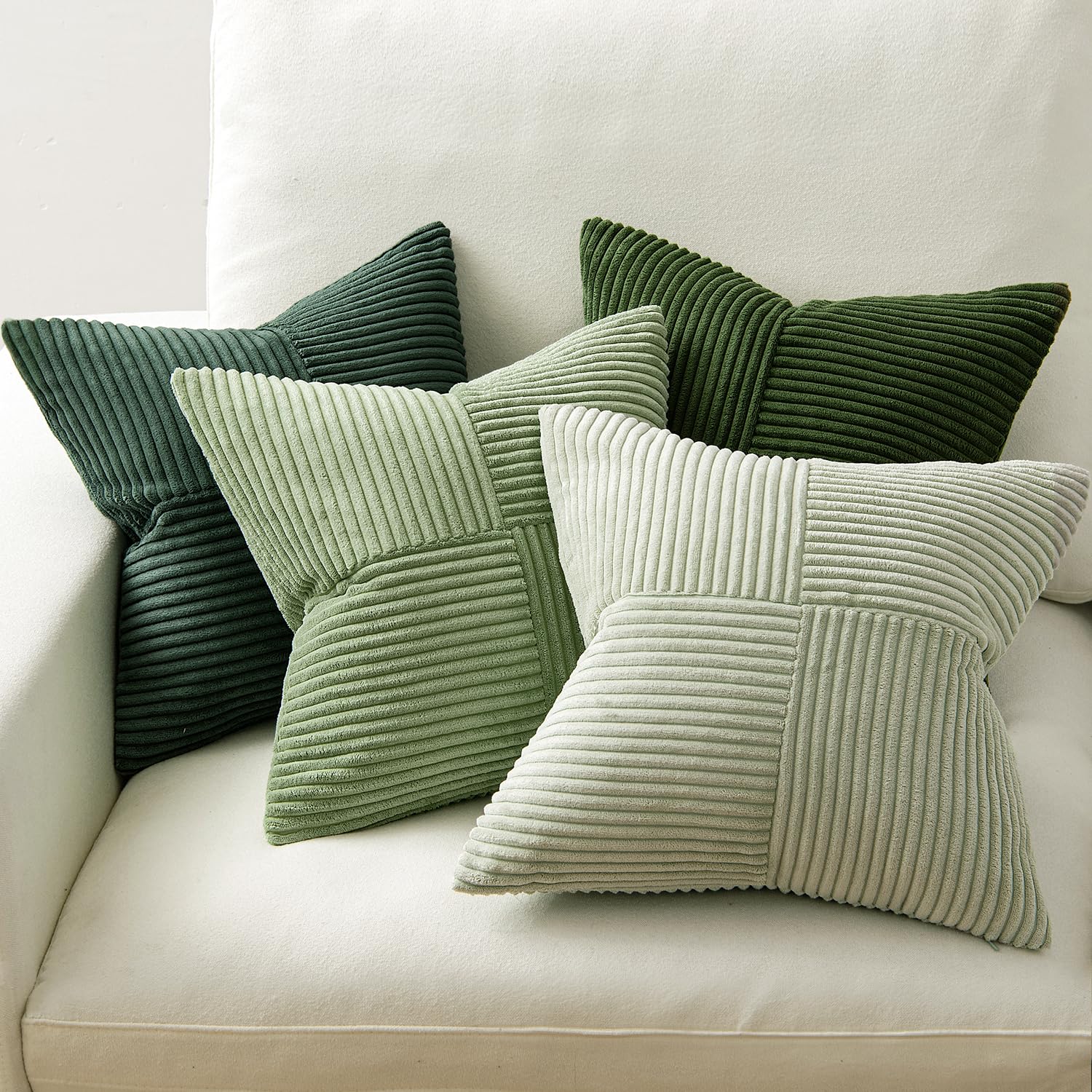 MIULEE Spring Green cushion cover ideal for sofa, bed, and lounge spaces.