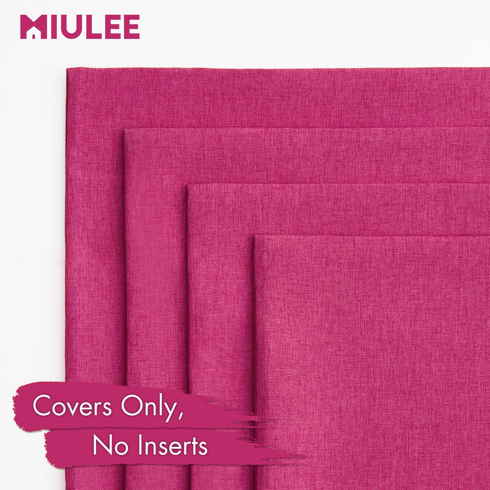 MIULEE tent and garden setup with pink cushions for ambiance.