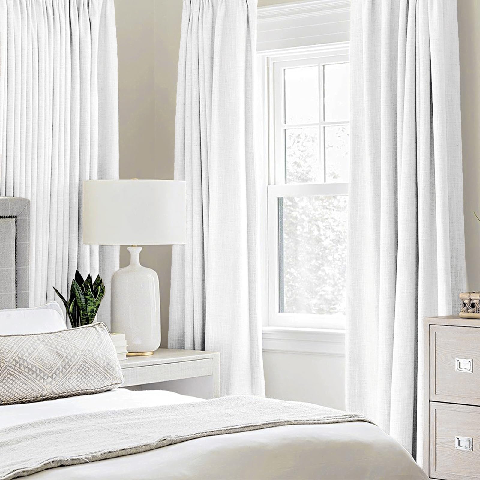 MIULEE textured faux linen closeup showing soft weave and premium look.