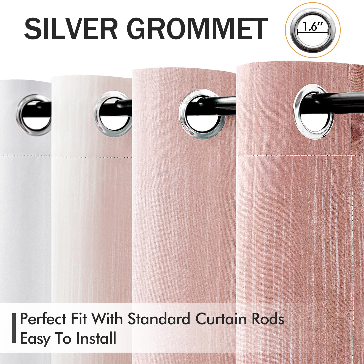 MIULEE thermal insulating curtains block heat transfer and light for comfort