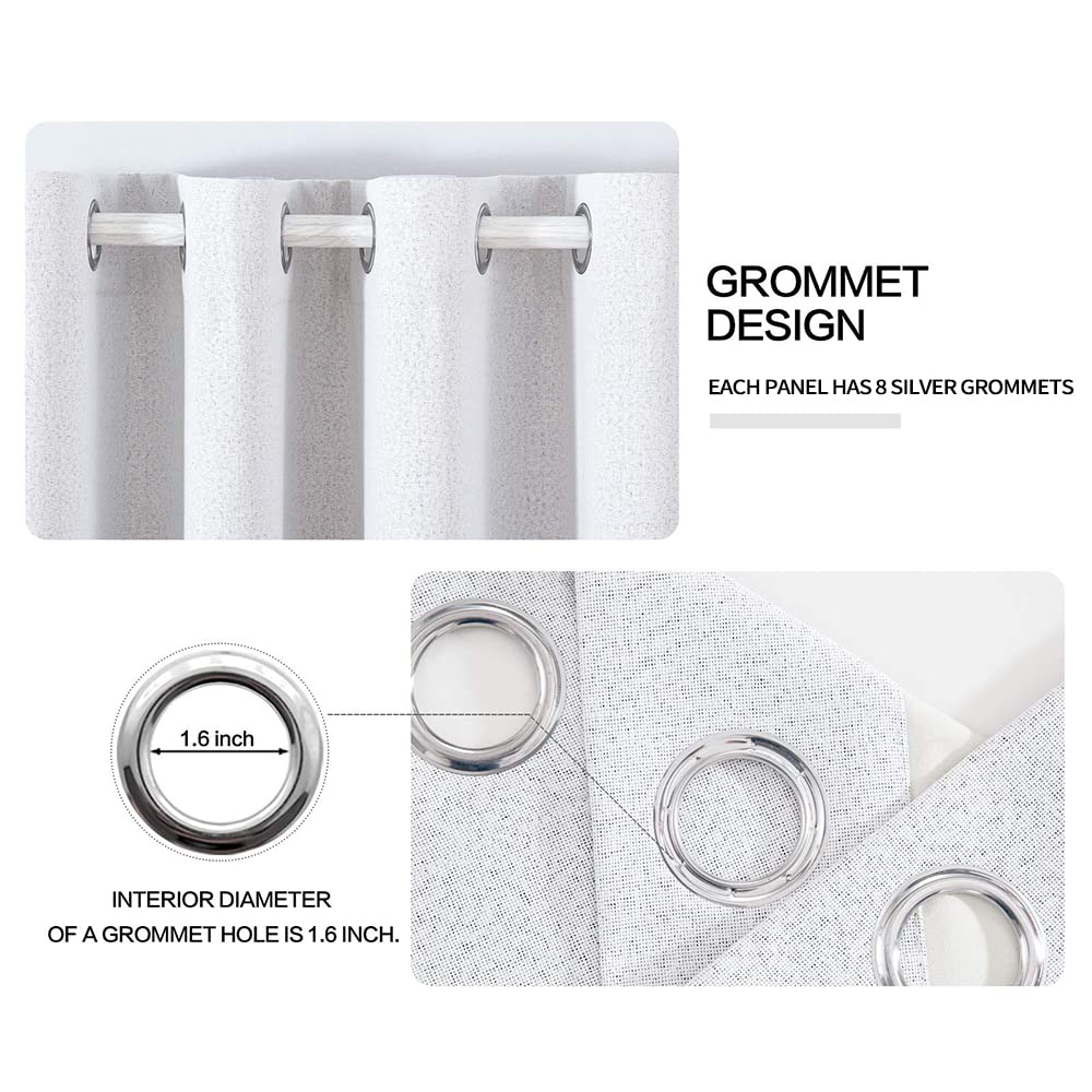 MIULEE thermal insulation curtains darken rooms for daytime sleepers.