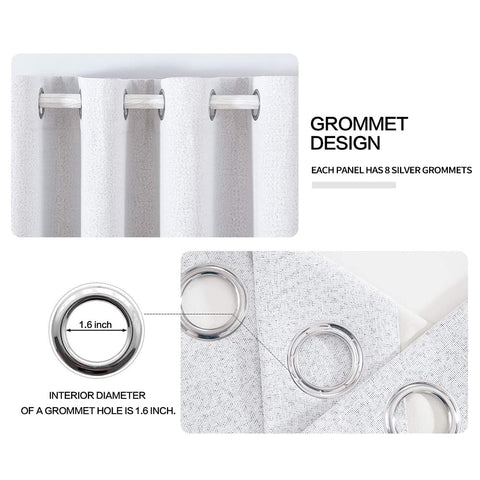 MIULEE thermal insulation curtains darken rooms for daytime sleepers.
