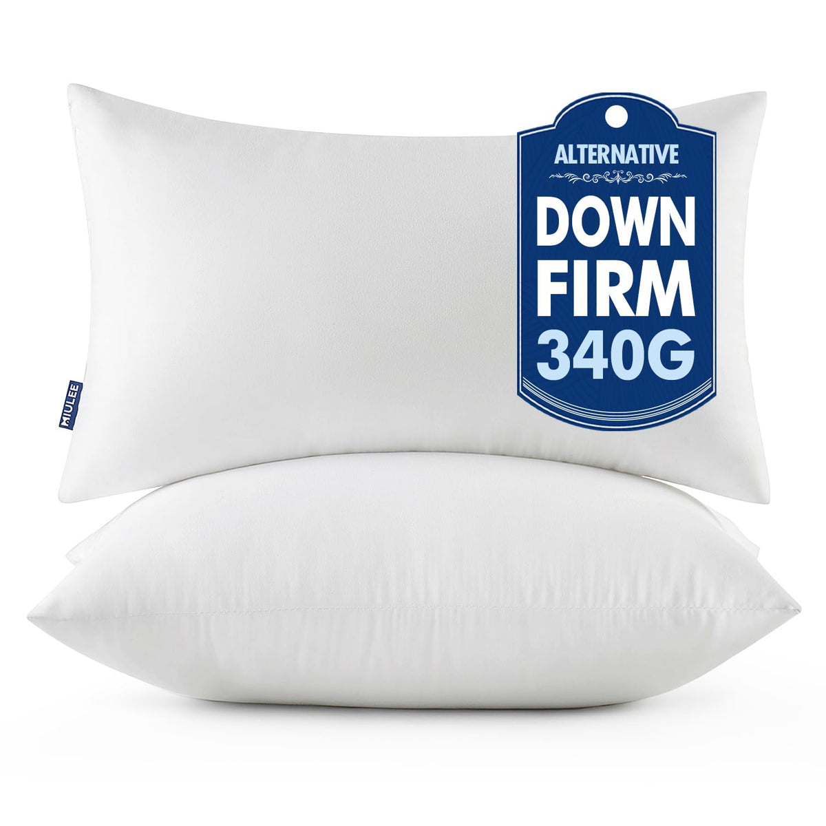 MIULEE pillow inserts in vacuum packaging for easy fluffing and lasting fill