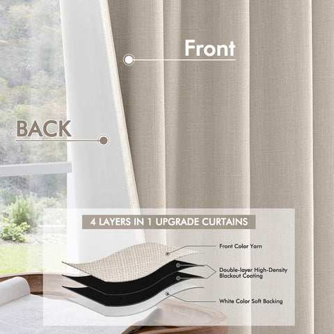 MIULEE two panel set includes 32 hooks for versatile mounting options
