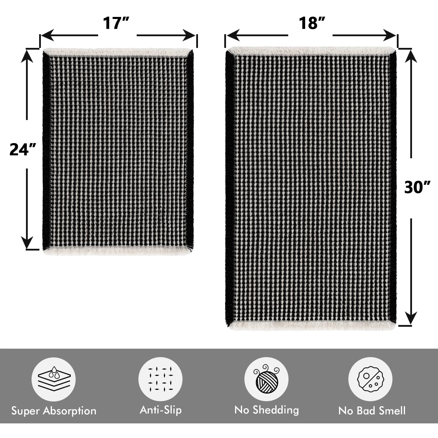 MIULEE upgraded waffle yarn details boost durability and pattern stability.