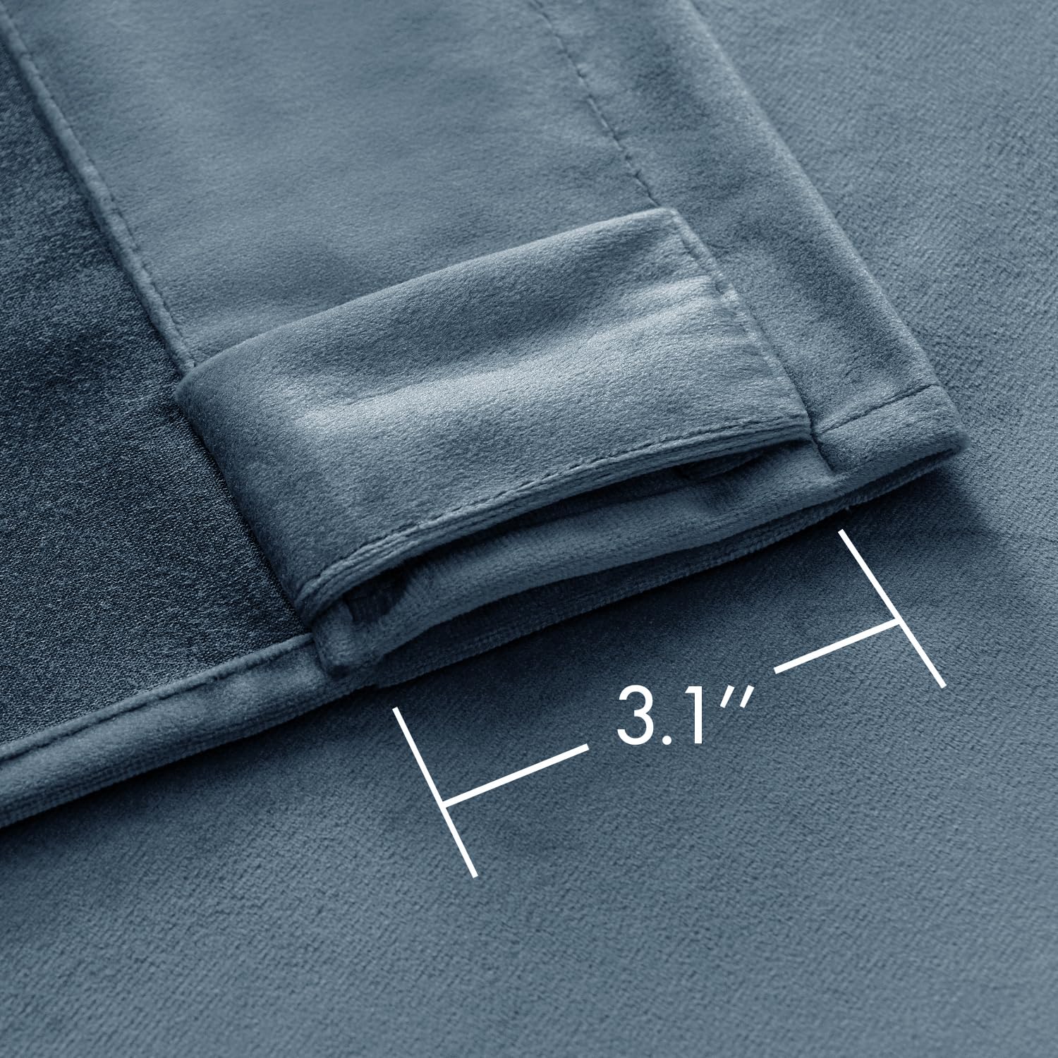 MIULEE velvet curtains back tab and rod pocket offer flexible hanging options.
