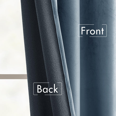 MIULEE velvet curtains create a calming bedroom ambiance with luxurious drape.