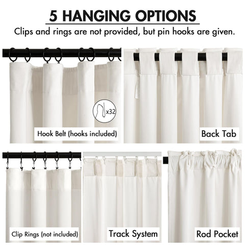 MIULEE velvet curtains with back-tab offer versatile hanging and clean lines for bedrooms.