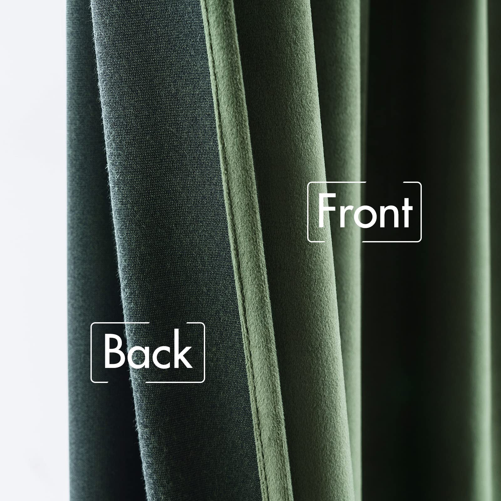 MIULEE velvet curtains offer thermal insulation for year-round comfort.