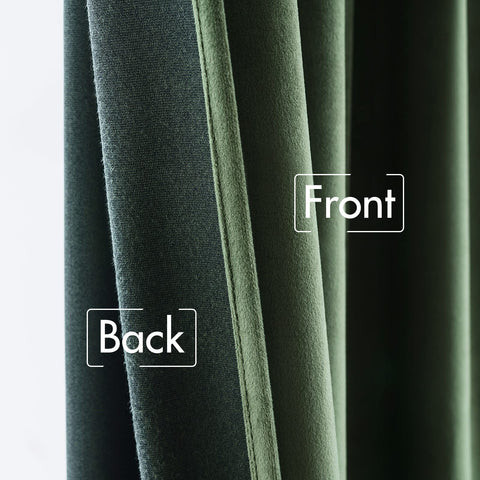 MIULEE velvet curtains offer thermal insulation for year-round comfort.