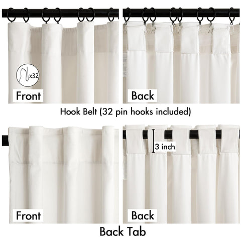 MIULEE velvet curtains with rod-pocket simplify installation and create a smooth silhouette.