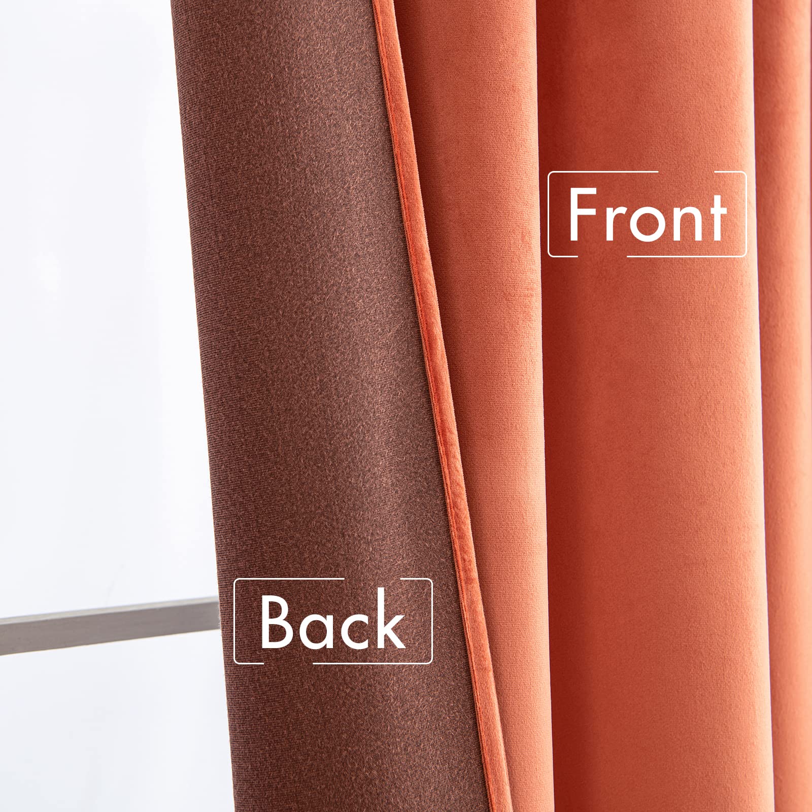 MIULEE velvet curtains bedroom setup adds refined elegance to your space