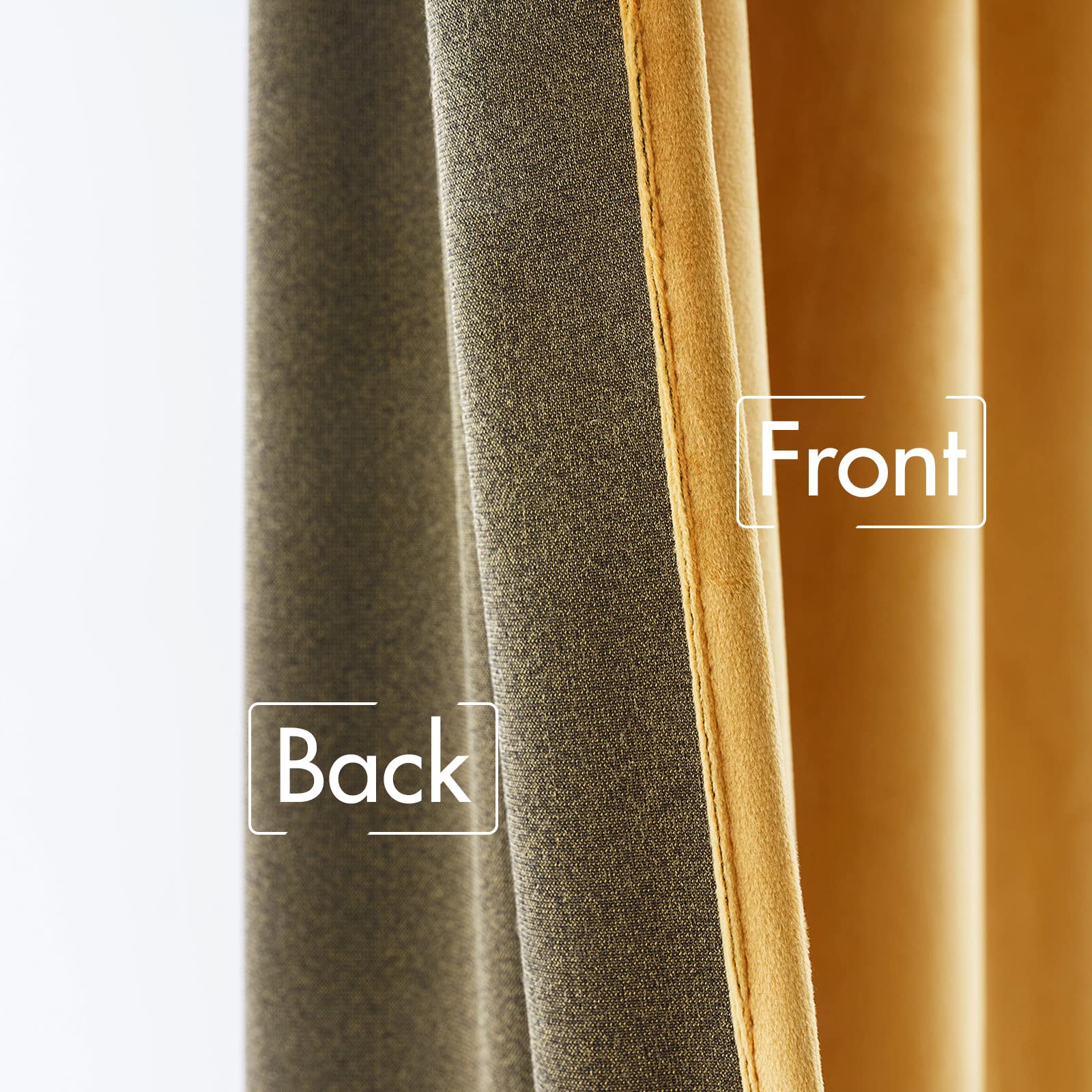 MIULEE velvet curtains staged in a living room for refined elegance
