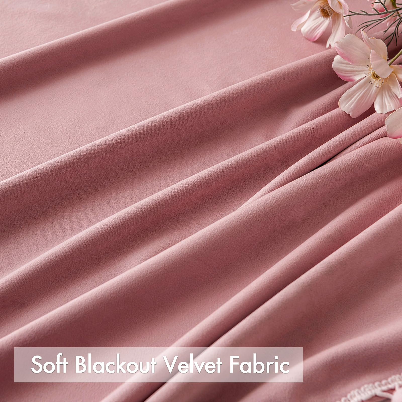 Rod-pocket design on MIULEE curtains enables quick, secure installation