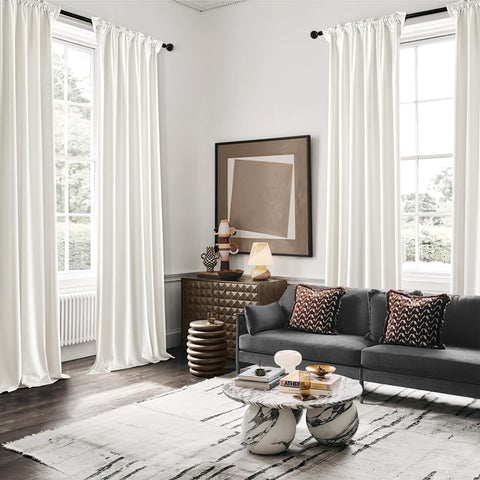 MIULEE velvet curtains provide thermal insulation to help maintain comfortable temperatures.