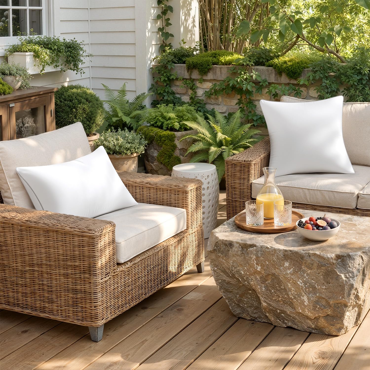 MIULEE versatile indoor-outdoor use suitable for patios, gardens, and sofas.