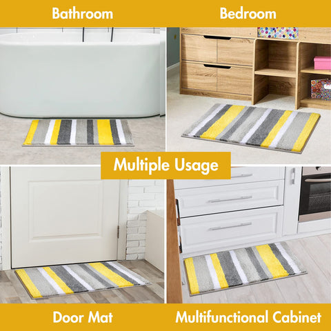 MIULEE versatile striped decor rug enhances any room’s style.