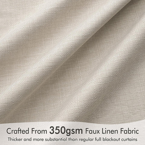 MIULEE vintage burlap texture curtains bring warm style and light control