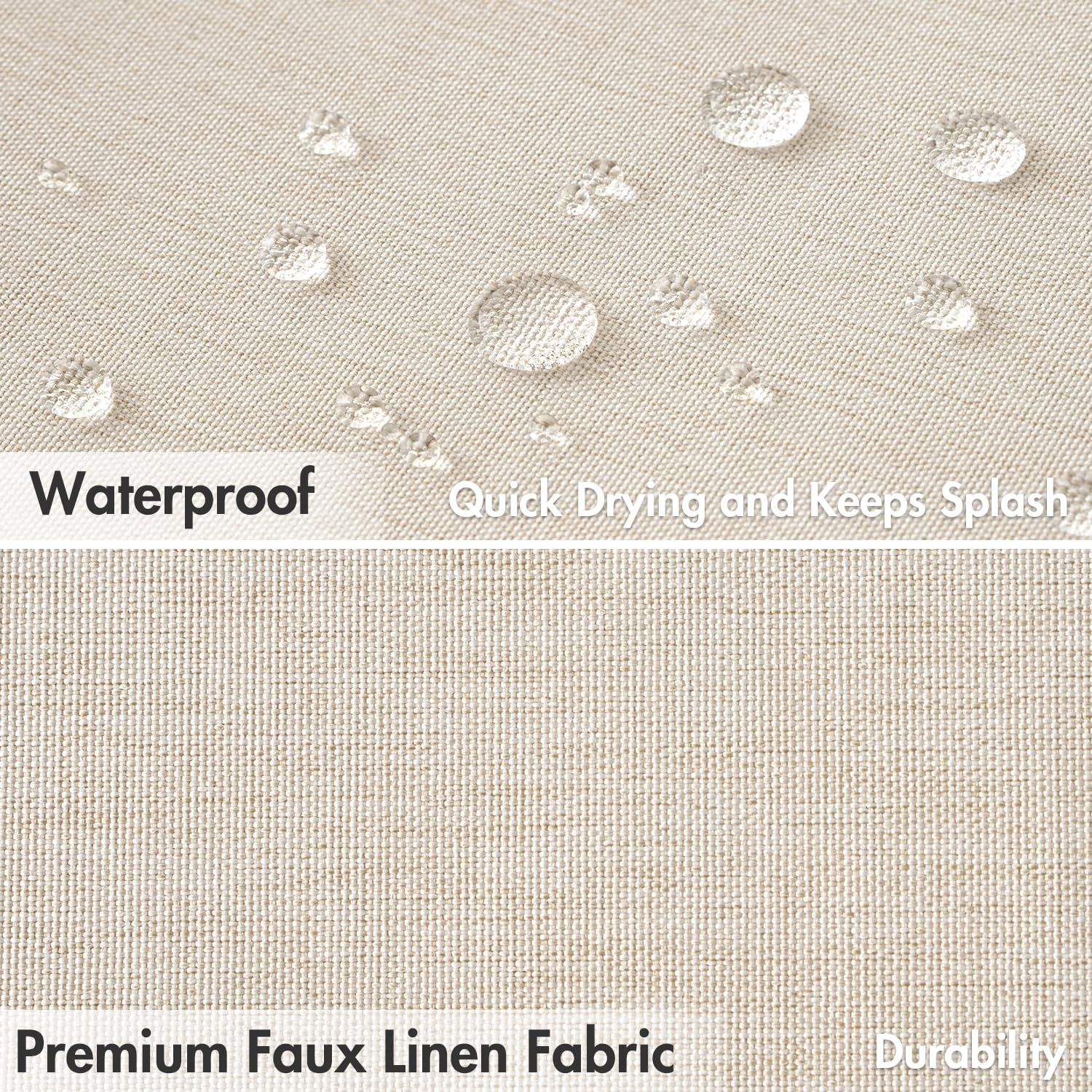 MIULEE water-repellent fabric beads water for quick drying.