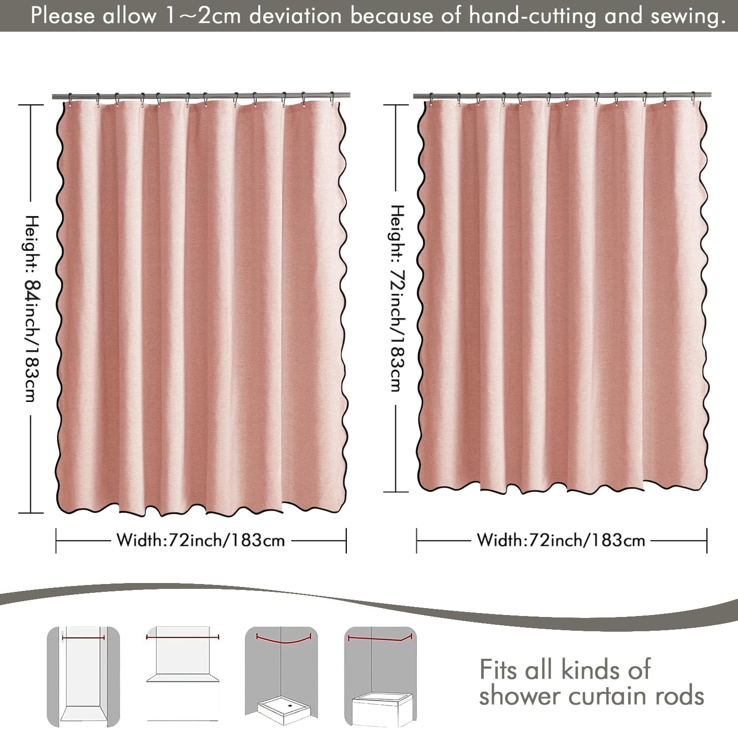 MIULEE faux linen fabric provides privacy without transparency and a premium look